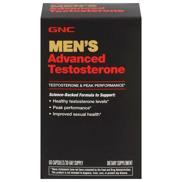 Save on GNC Men's Advanced Testosterone Capsules Order Online Delivery