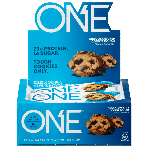 Save on ONE Protein Bar Chocolate Chip Cookie Dough Gluten Free 12 ct