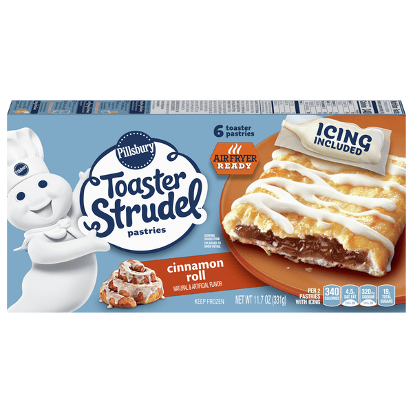 Save on Pillsbury Toaster Strudel Pastries Cinnamon Roll 6 ct Order