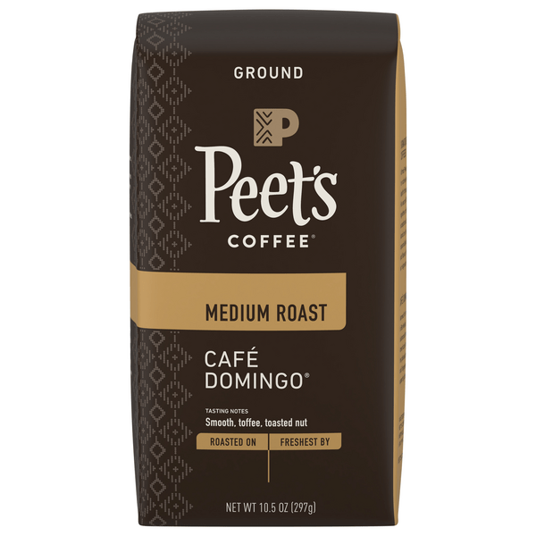 Save on Peet's Cafe Domingo Medium Roast Coffee (Ground) Order Online Delivery Giant