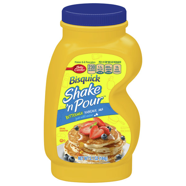 Save on Betty Crocker Bisquick Shake 'n Pour Pancake Mix Buttermilk