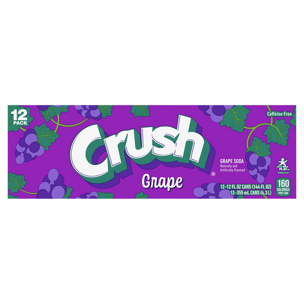 Save on Crush Grape Soda 12 pk Order Online Delivery Giant