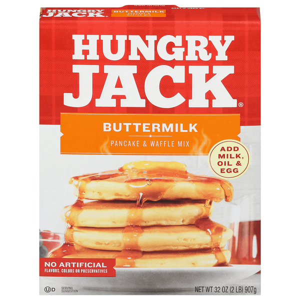 Save on Hungry Jack Buttermilk Pancake & Waffle Mix Order Online