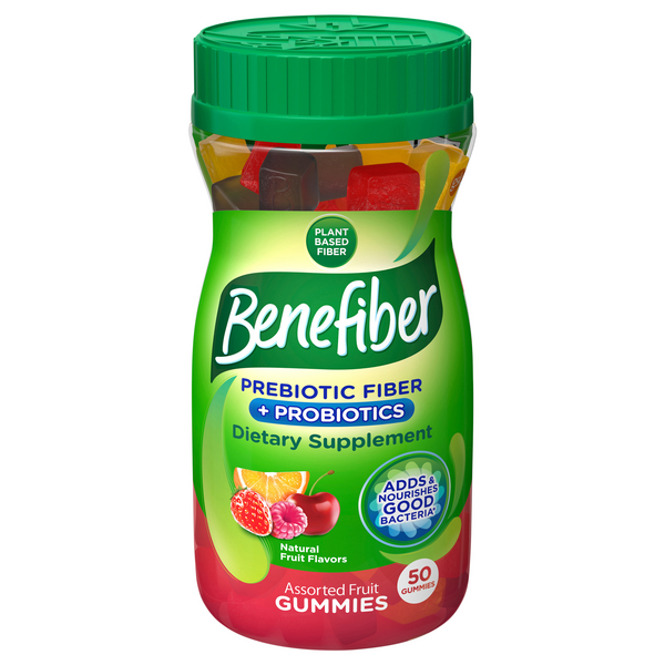 Save on Benefiber Prebiotic Fiber + Probiotics Supplement Assorted