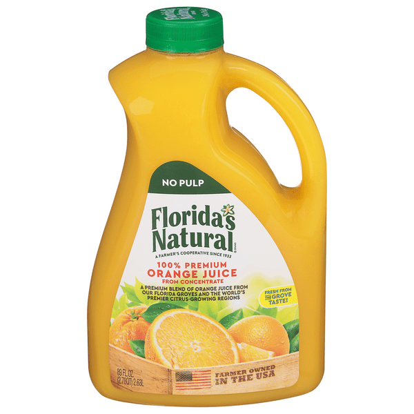 Save on Florida's Natural Premium Orange Juice No Pulp Order Online Delivery Food Lion