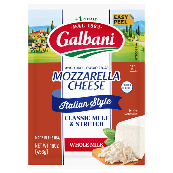 Save on Galbani Mozzarella Cheese Whole Milk Low Moisture Italian Style Order Online Delivery
