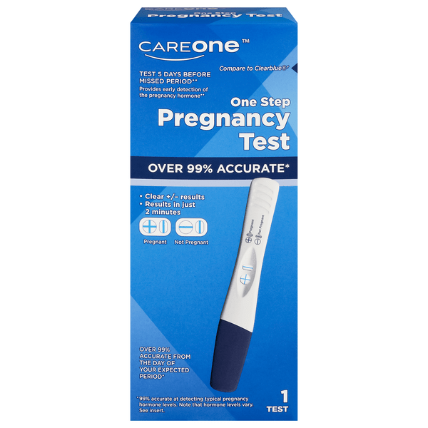 Save on CareOne One Step Pregnancy Test Order Online Delivery GIANT