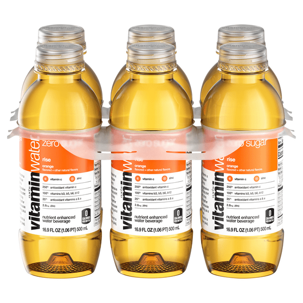 Save on Glaceau Vitaminwater Rise Orange Enhanced Water Beverage Zero