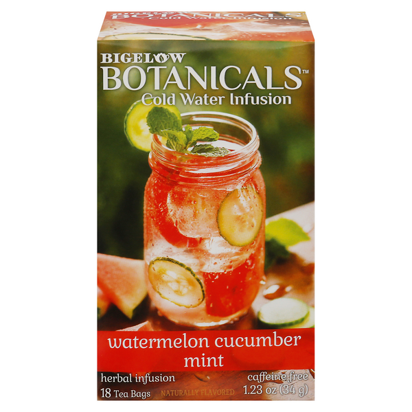 Save on Bigelow Botanicals Cold Water Infusion Watermelon Cucumber Mint