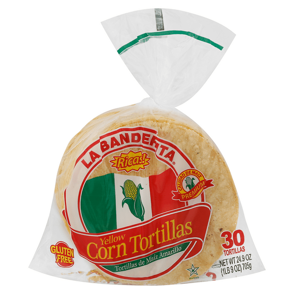 Save on La Banderita Yellow Corn Tortillas Taco Size 30 ct Order