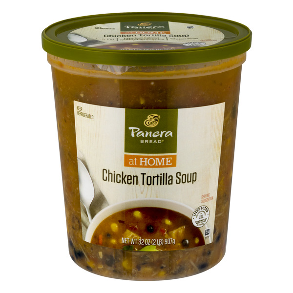 Save on Panera Bread at Home Soup Chicken Tortilla Order