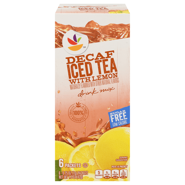 Save on Our Brand Iced Tea Mix Sugar Free Decaffeinated 6 ct Order Online Delivery GIANT