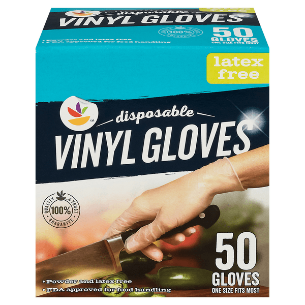 Save on Smart Living Vinyl Gloves Disposable Latex Free Order Online
