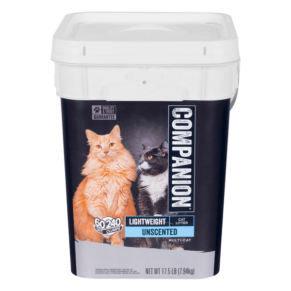 Save on Companion Cat Litter MultiCat Light Weight Unscented Order
