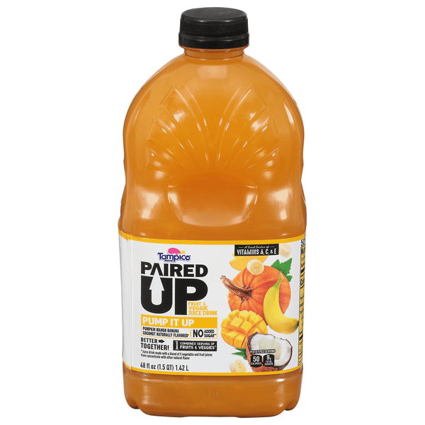 Save on Tampico Paired Up Pump it Up Fruit & Veggie Juice Drink Order