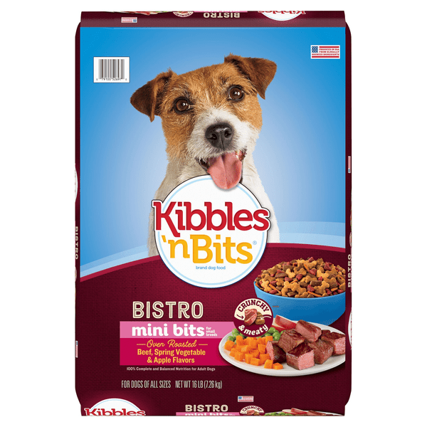 Save on Kibbles 'n Bits Bistro Mini Bits Dry Dog Food Oven Roasted Beef