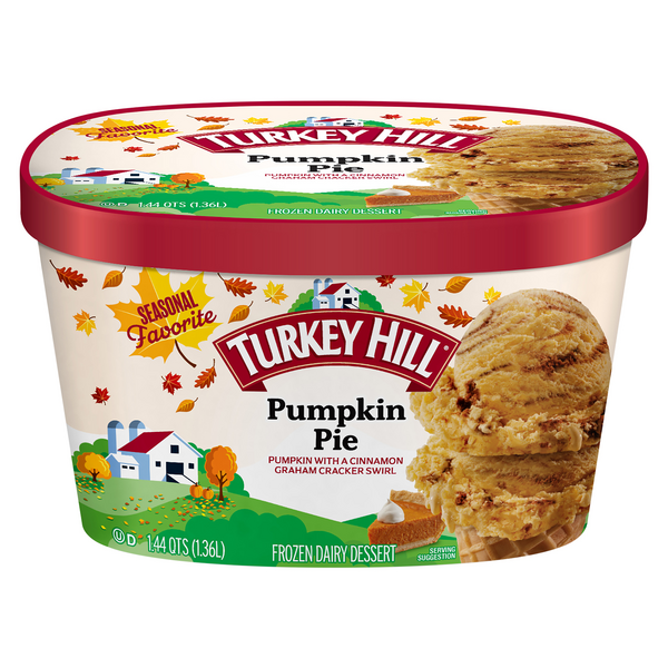 Save on Turkey Hill Frozen Dairy Dessert Pumpkin Pie Order Online