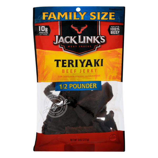 Save On Jack Link's Meat Snacks Beef Jerky Teriyaki Order Online Delivery | Martin's