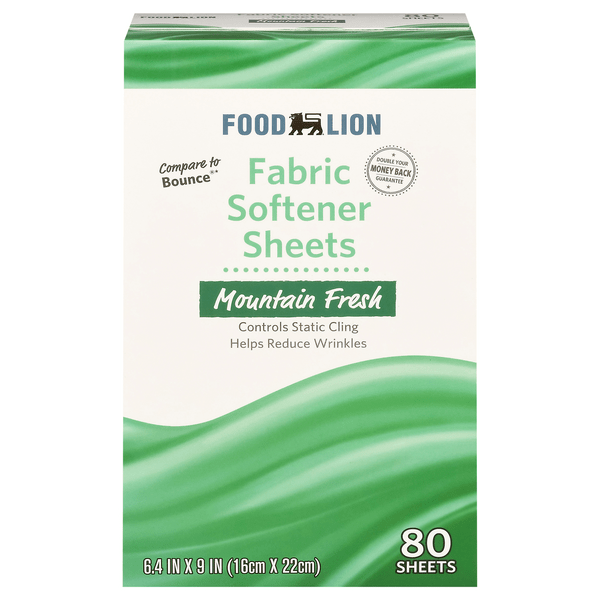 Save on Food Lion Fabric Softener Sheets Mountain Fresh Order Online