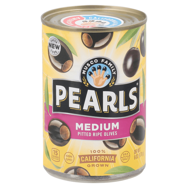 Save on Pearls Ripe Black Olives Medium Pitted Order Online Delivery