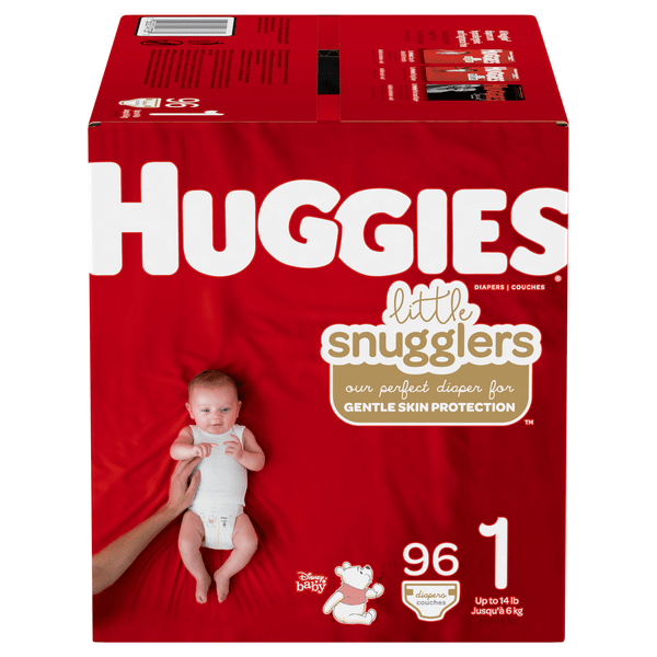 Save on Huggies Little Snugglers Size 1 Diapers Up To 14 lbs Order