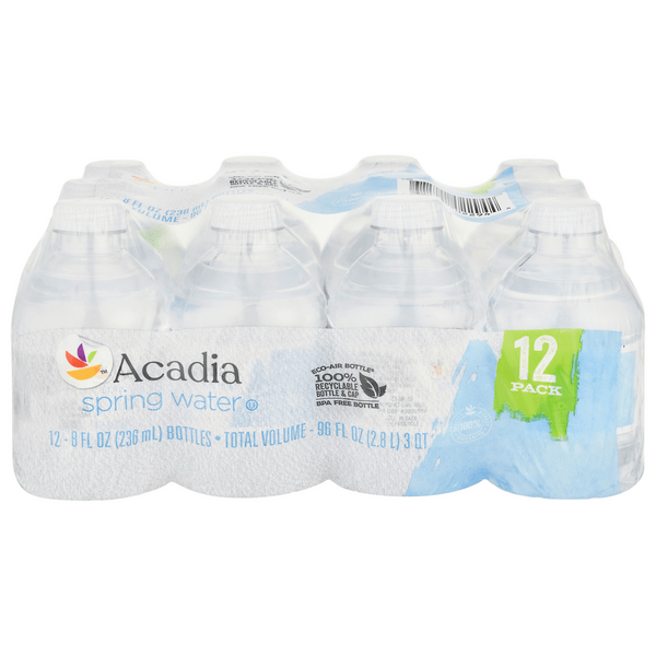 Save on Stop & Shop Acadia Spring Water Natural 12 pk Order Online