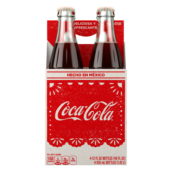 Save on CocaCola de Mexico Cola Soda 4 pk (Glass Bottles) Order