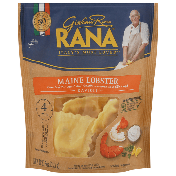 Save on Giovanni Rana Ravioli Pasta Maine Lobster Fresh Order Online