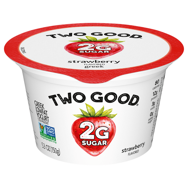Save on Two Good Low Sugar Low Fat Strawberry Greek Yogurt Cup Order