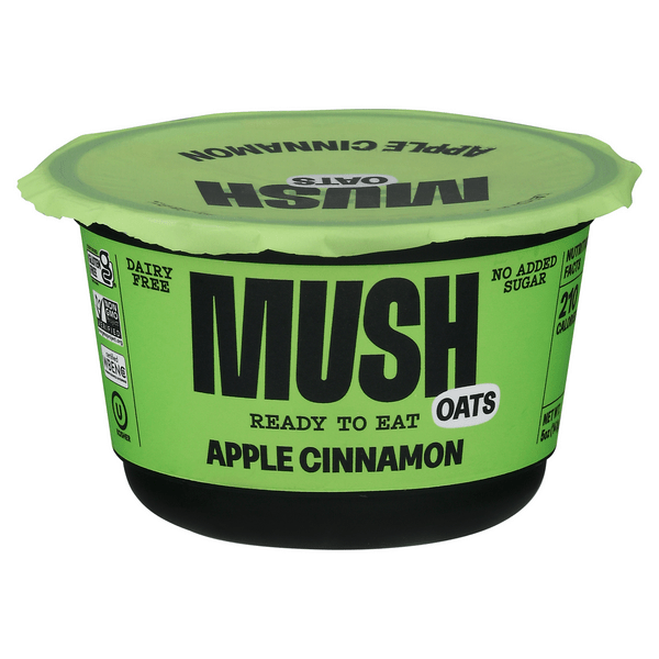 Save on MUSH Ready to Eat Oats Apple Cinnamon Dairy Free No Added Sugar