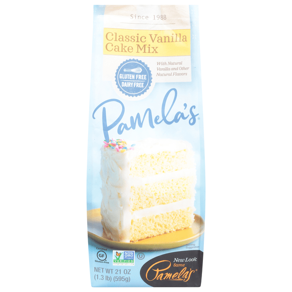 Save on Pamela's Cake Mix Classic Vanilla Dairy & Gluten Free Order Online Delivery Stop & Shop