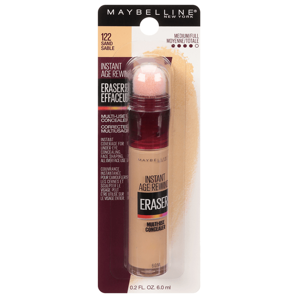 Save on Maybelline Instant Age Rewind Eraser Dark Circles Concealer Sand Sable 122 Order Online