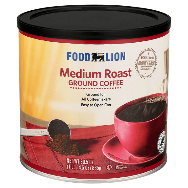 Save on Food Lion Medium Roast Coffee (Ground) Order Online Delivery