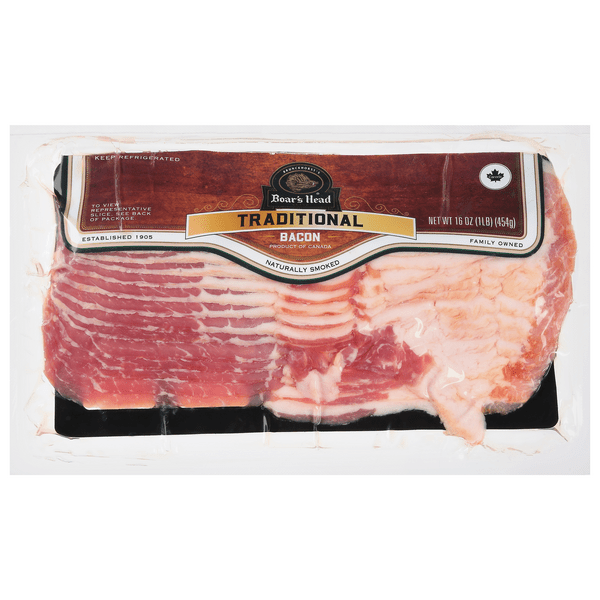 Save on Boar's Head Traditional Bacon Naturally Smoked Sliced Order