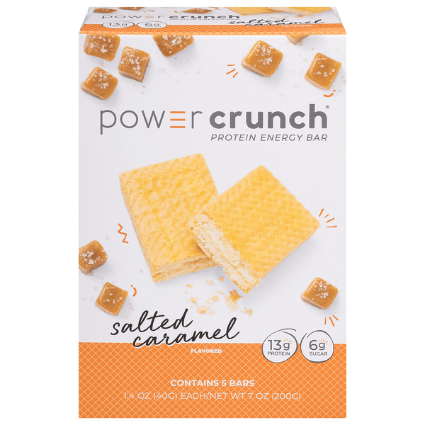 Save on Power Crunch Salted Caramel Flavored Protein Energy Bar 5 ct