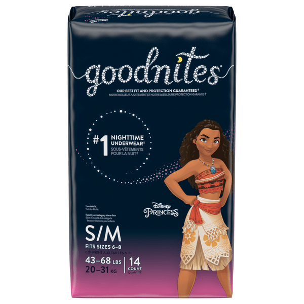 Save on GoodNites Nighttime Underwear Girls S/M (4368 lbs) Disney
