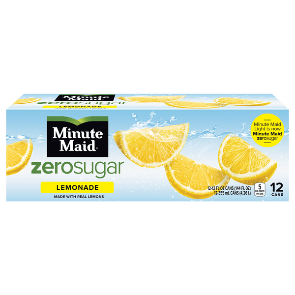 Save on Minute Maid Zero Sugar Lemonade 12 pk Order Online Delivery