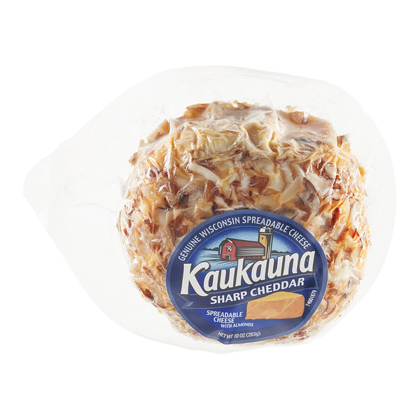 Save on Kaukauna Spreadable Cheddar Cheese Sharp Ball Order Online Delivery Stop & Shop