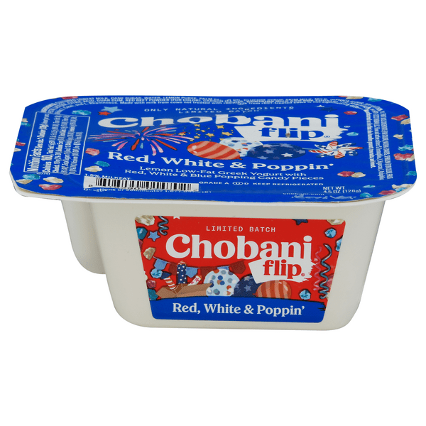 Save on Chobani Flip Greek Yogurt Red White & Poppin Limited Batch