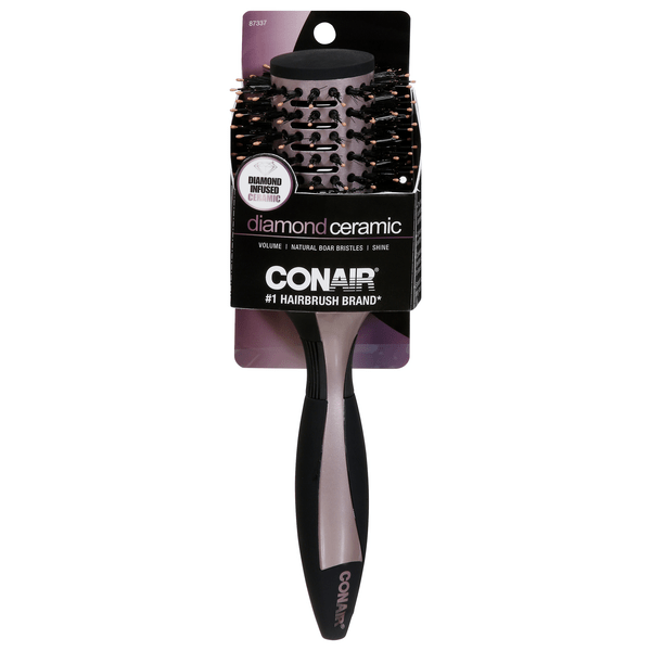Save on Conair Diamond Ceramic Volume & Shine Round Brush MediumLong