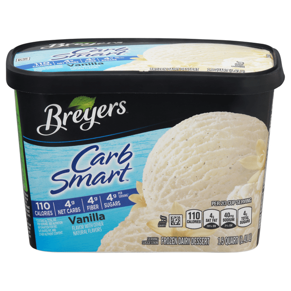 Save on Breyers Carb Smart Frozen Dairy Dessert Vanilla Order Online Delivery GIANT