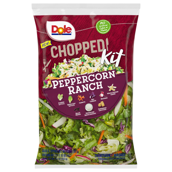 Save on Dole Chopped Salad Kit Peppercorn Ranch Order Online Delivery