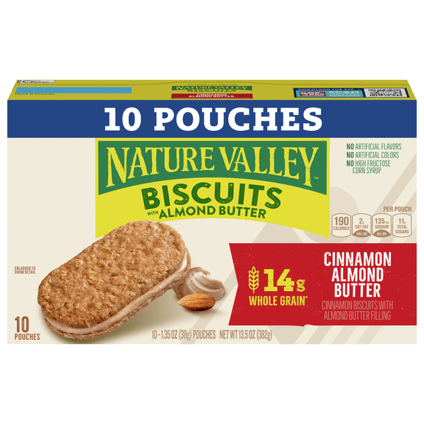 Save on Nature Valley Biscuits Cinnamon with Almond Butter Filling 10