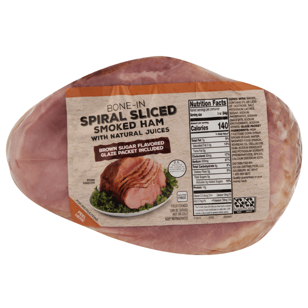Save on Our Brand BoneIn Spiral Sliced Smoked Ham Fully Cooked Order