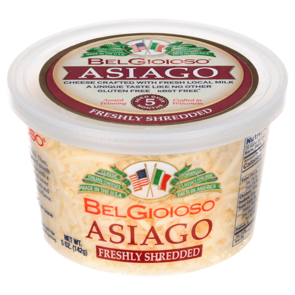 Save on BelGioioso Asiago Cheese Shredded Order Online Delivery Giant