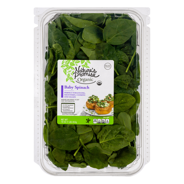 Save on Nature's Promise Organic Baby Spinach Order Online Delivery Giant