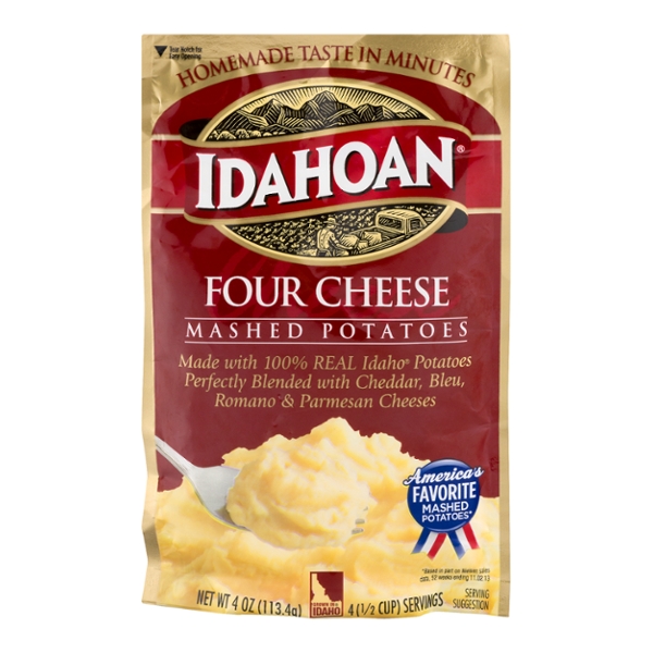 Save on Idahoan Mashed Potatoes Four Cheese Order Online Delivery Giant