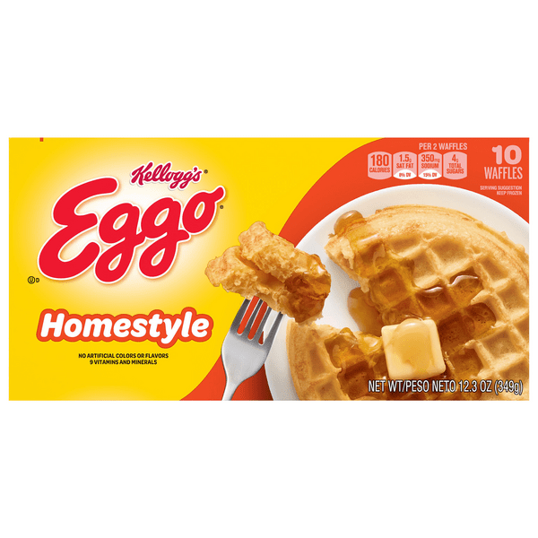 Save on Eggo Waffles Homestyle 10 ct Order Online Delivery Stop & Shop