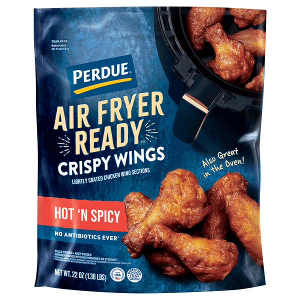 Save on Perdue Air Fryer Ready Crispy Wings Hot 'N Spicy Frozen Order