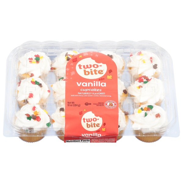Save on twobite Mini Cupcakes Vanilla Fall 12 ct Order Online